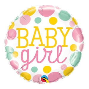 Balon foliowy baby girl 45 cm