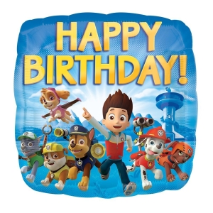 Balon foliowy Psi Patrol happy birthday 43 cm