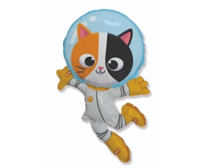 Balon foliowy kot astronauta 96 cm