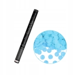 Konfettikanon gender reveal blå 60 cm