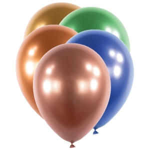 Balony kolorowe chromowane Satin Luxe 28 cm 11 cali 50 szt
