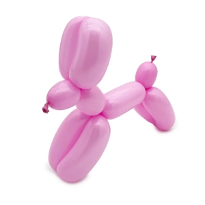 Balony do modelowania różowe pastelowe D4 140 cm 100 szt Gemar
