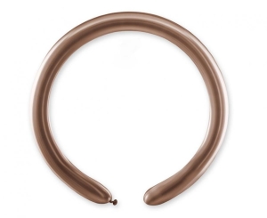 Balony do modelowania różowe złoto rose gold metaliczne D4 140 cm 100 szt Gemar