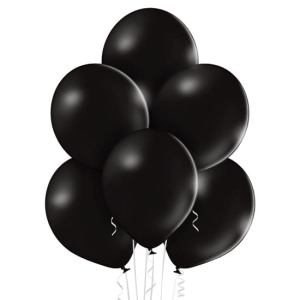 Balony Pastel Black B85 10 cali 50 szt Belbal