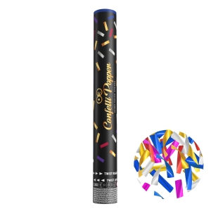 Konfettikanon serpentiner metallic mix 40 cm