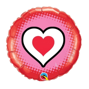 Balon foliowy Only Hearts okrągły 18 cali 45 cm