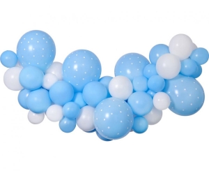 Girlanda balonowa DIY Baby Blue 65 szt