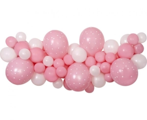 Girlanda balonowa DIY Baby Pink 65 szt