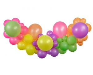 Girlanda balonowa DIY Fluorescencyjna 65 szt