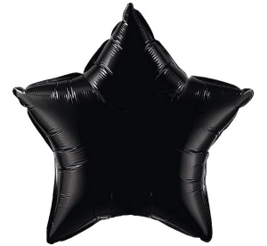 Balon foliowy Gwiazdka czarna 20 cali