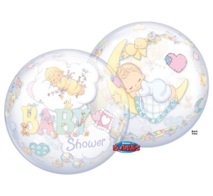 Balon foliowy Bubble Precious Moments Baby Shower 22 cale