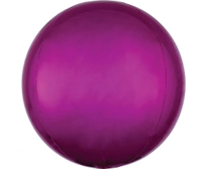 Balon foliowy ORBZ - kula różowa 15 cali niepakowany