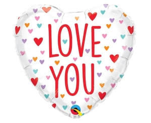 Balon foliowy serce Love You 18 cali