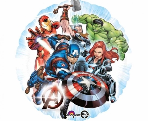 Balon foliowy Avengers okrągły 18 cali