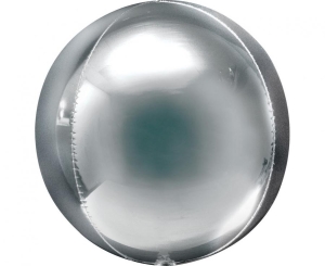 Balon foliowy ORBZ - kula srebrna 21 cali (nie)