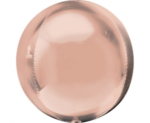 Balon foliowy ORBZ - kula Jumbo różowo-złota 21 cali