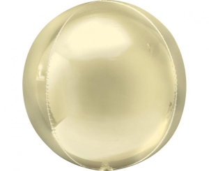 Balon foliowy ORBZ - Kula pastelowa żółta 15 cali