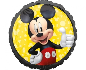 Balon foliowy Mickey Mouse okrągły 18 cali