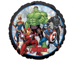 Balon foliowy AVENGERS MARVEL okrągły 18 cali