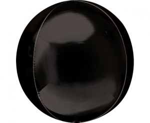 Balon foliowy ORBZ - kula Jumbo czarna 21 cali