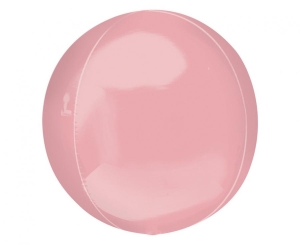 Balon foliowy ORBZ - kula Jumbo pastelowa różowa 21 cali