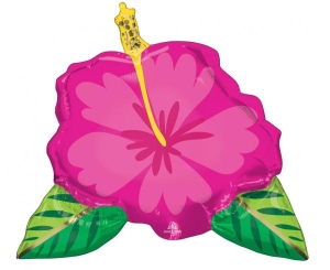 Balon foliowy Kwiat Hibiscus 63 cm x 68 cm