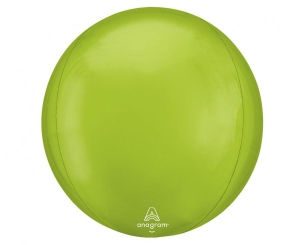 Balon foliowy ORBZ - Kula zielona Vibrant green 15 cali
