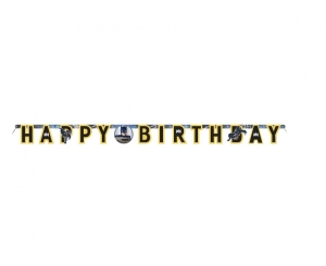 Baner BATMAN Happy Birthday 175 cm
