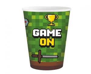 Kubeczki papierowe Game On 6 szt