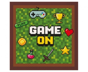 Serwetki papierowe Game On 33 cm x 33 cm 20 szt
