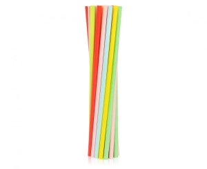 Słomki papierowe pastelowy 19 cm 24 szt