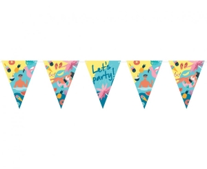Girlanda papierowa Summer - Let's party (beach) flagi 270 cm