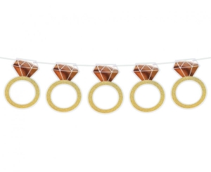 Girlanda papierowa Pierścionek 160 cm