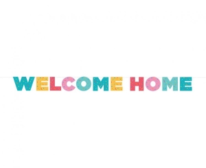 Girlanda papierowa Welcome home 250 cm