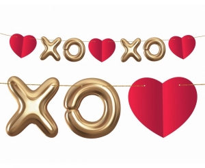 Girlanda papierowa XoXo 200 cm