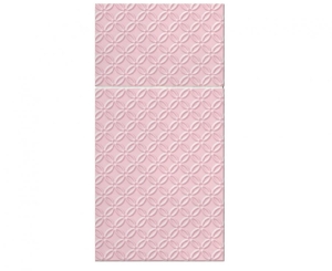 Kieszonki na sztućce serwetki PAW wzorzyste (light pink) 40 cm x 40 cm 16 szt