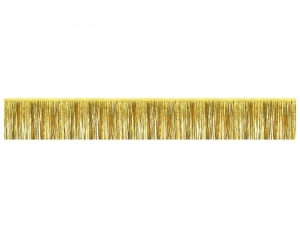 Girlanda dekoracyjna metaliczne frędzle złota 30 cm x 300 cm