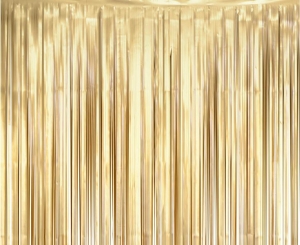 Kurtyna matowa złota (jasna) 100 cm x 200 cm