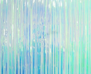Kurtyna opalizująca błękitna 100 cm x 200 cm