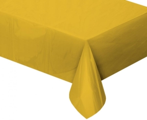 Obrus foliowy metaliczny złoty 137 cm x 183 cm
