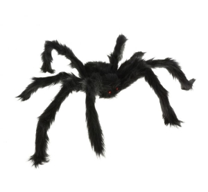 Dekoracja duży pająk na Halloween 60 cm
