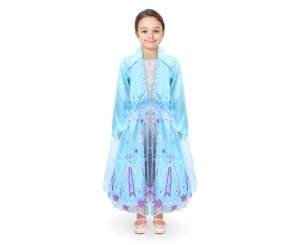 Strój dla dzieci Błękitna Princess (sukienka) rozm. 110-125 cm