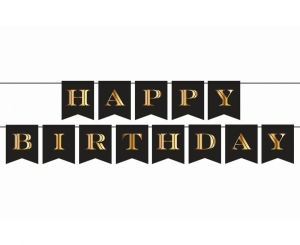 Girlanda papierowa Happy Birthday - Party 250 cm