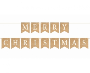 Girlanda papierowa Merry Christmas 250 cm