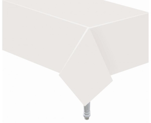 Obrus papierowy biały 132 cm x 183 cm