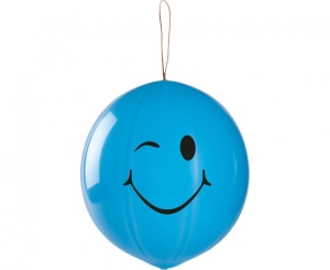 Balony GPBS1 pastel - Uśmiechy j. niebieskie 50 szt