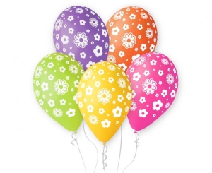 Balony Kwiatuszki 12 cali 5 szt