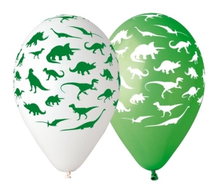 Balony Dinozaury 12 cali 5 szt