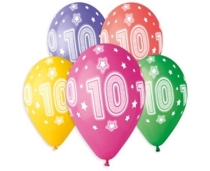 Balony z nadrukiem 10 13 cali 5 szt