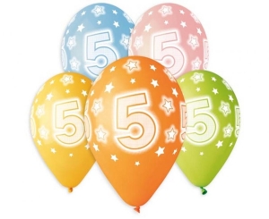 Balony z nadrukiem 5 13 cali 5 szt